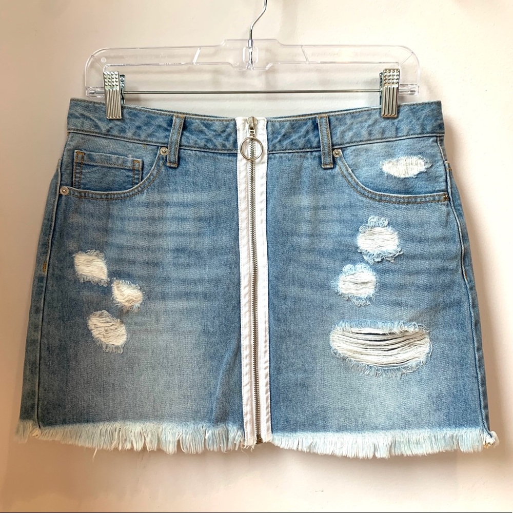 Forever 21 Mini Denim Skirt W 28